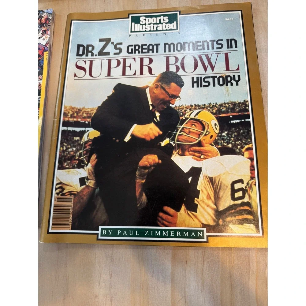 Sports Illustrated Magazine Lot Super Bowl‎ Dr Z Vintage NFL Collector Rare